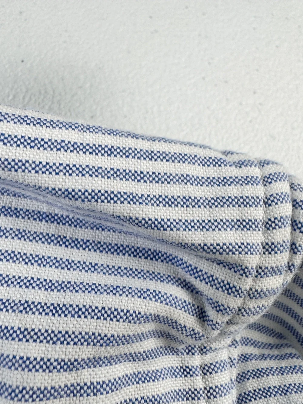Ralph Lauren Button Down Shirt Baby Boys Size 9M Blue White Striped LS